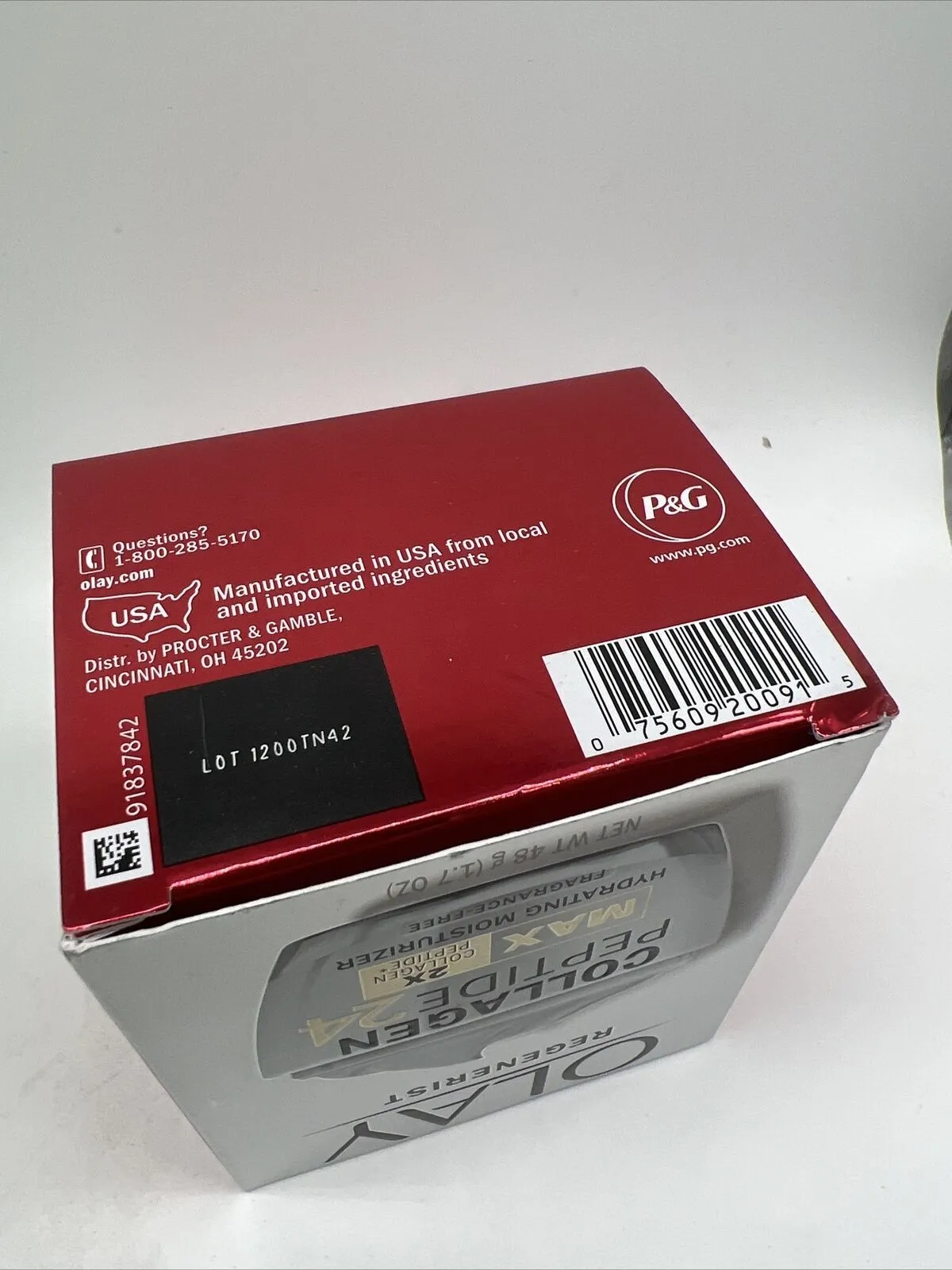 (3) Olay Regenerist Collagen Peptide 24 Hydrating Face Moisturizer Max Wrinkle