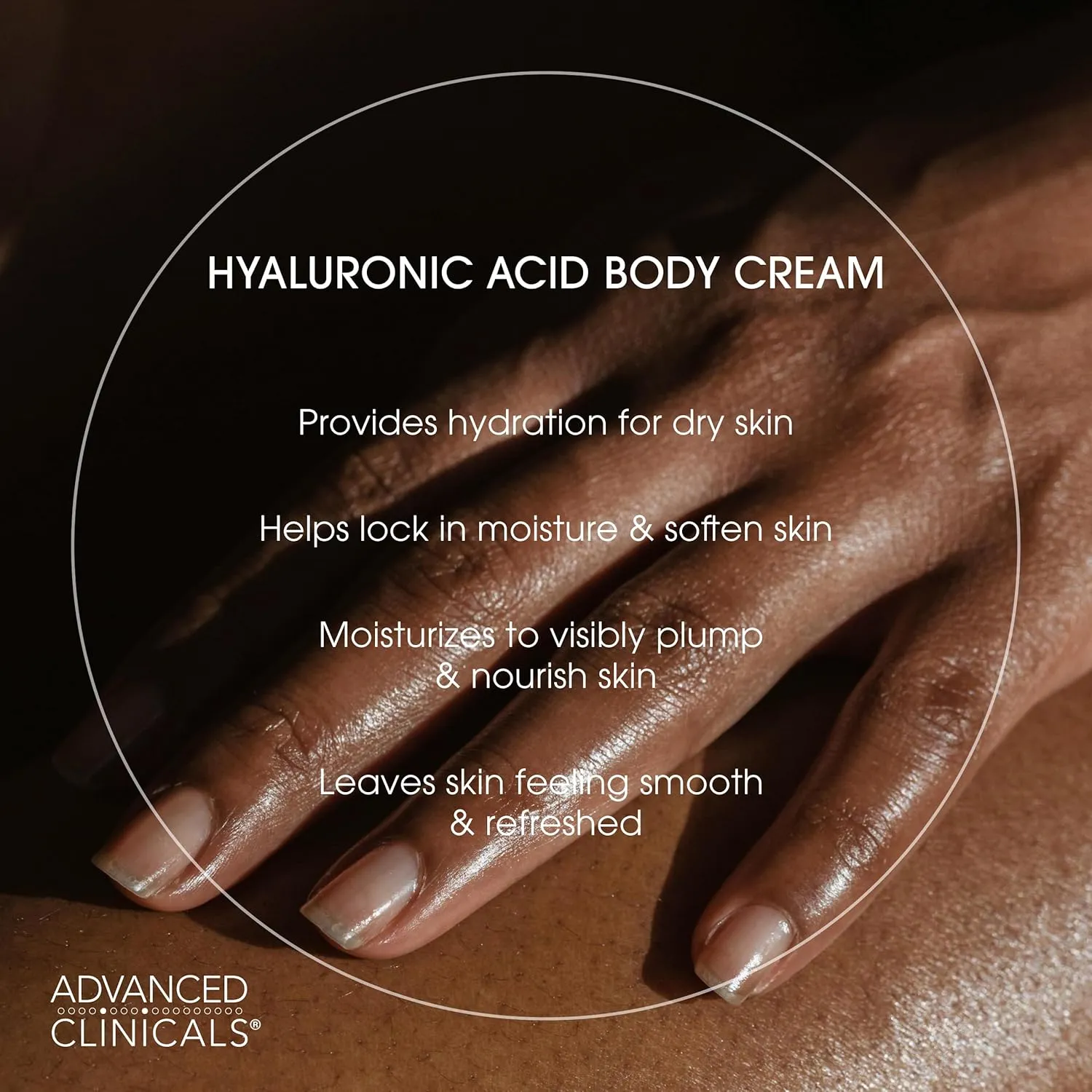 Advanced Clinicals Collagen Peptides Body Lotion   Hyaluronic Acid Moisturizer 2PC Skincare Set For Women & Men | Dry Skin Moisturizing Body Cream Helps Diminish Appearance Of Crepey Skin, 2PC Bundle