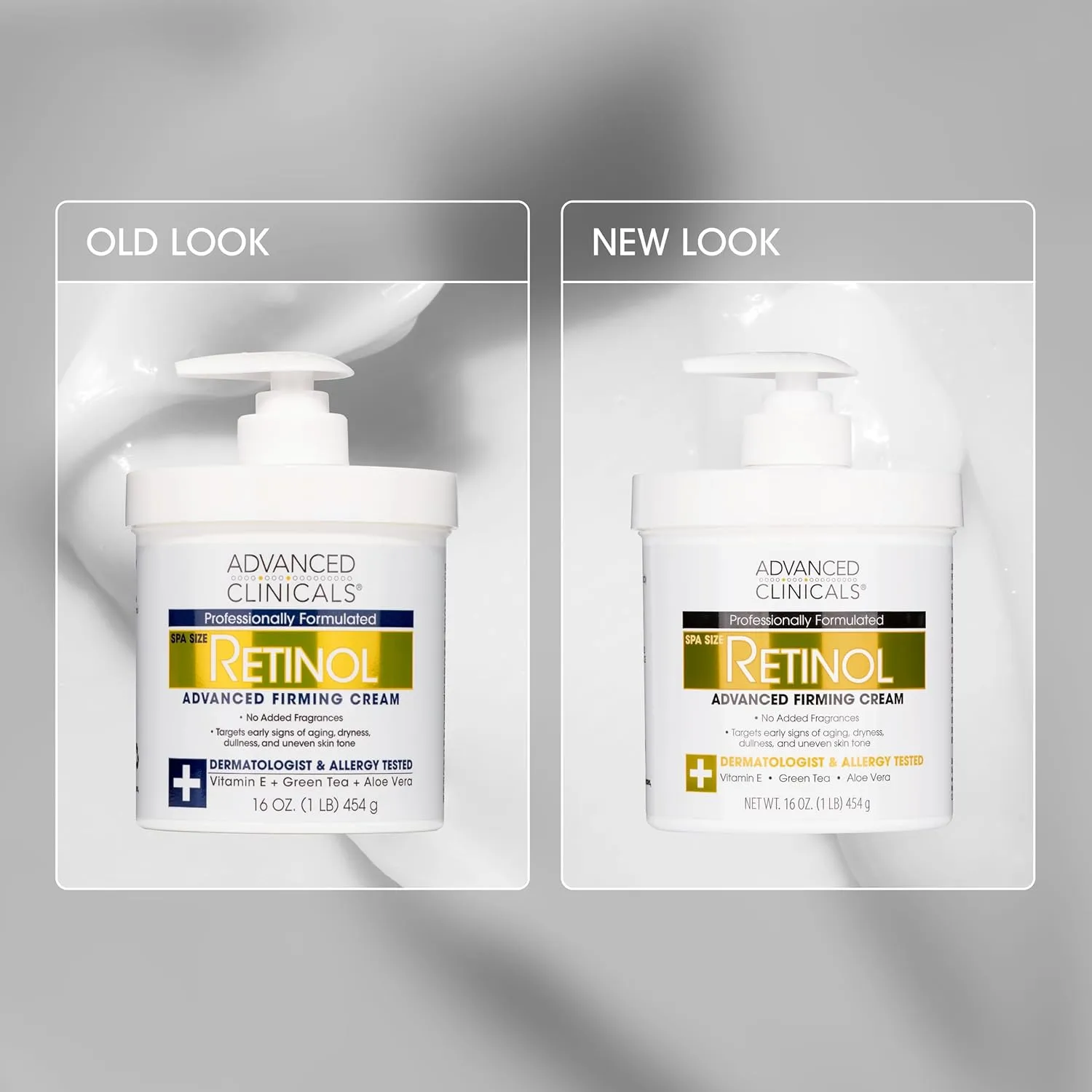 Advanced Clinicals Retinol Body Lotion   Brightening Vitamin C Lotion 2pc Skincare Set For Women & Men | Body Cream & Face Moisturizer Set Helps Improve The Look Of Dark Spots & Uneven Skin Tone, 2PC