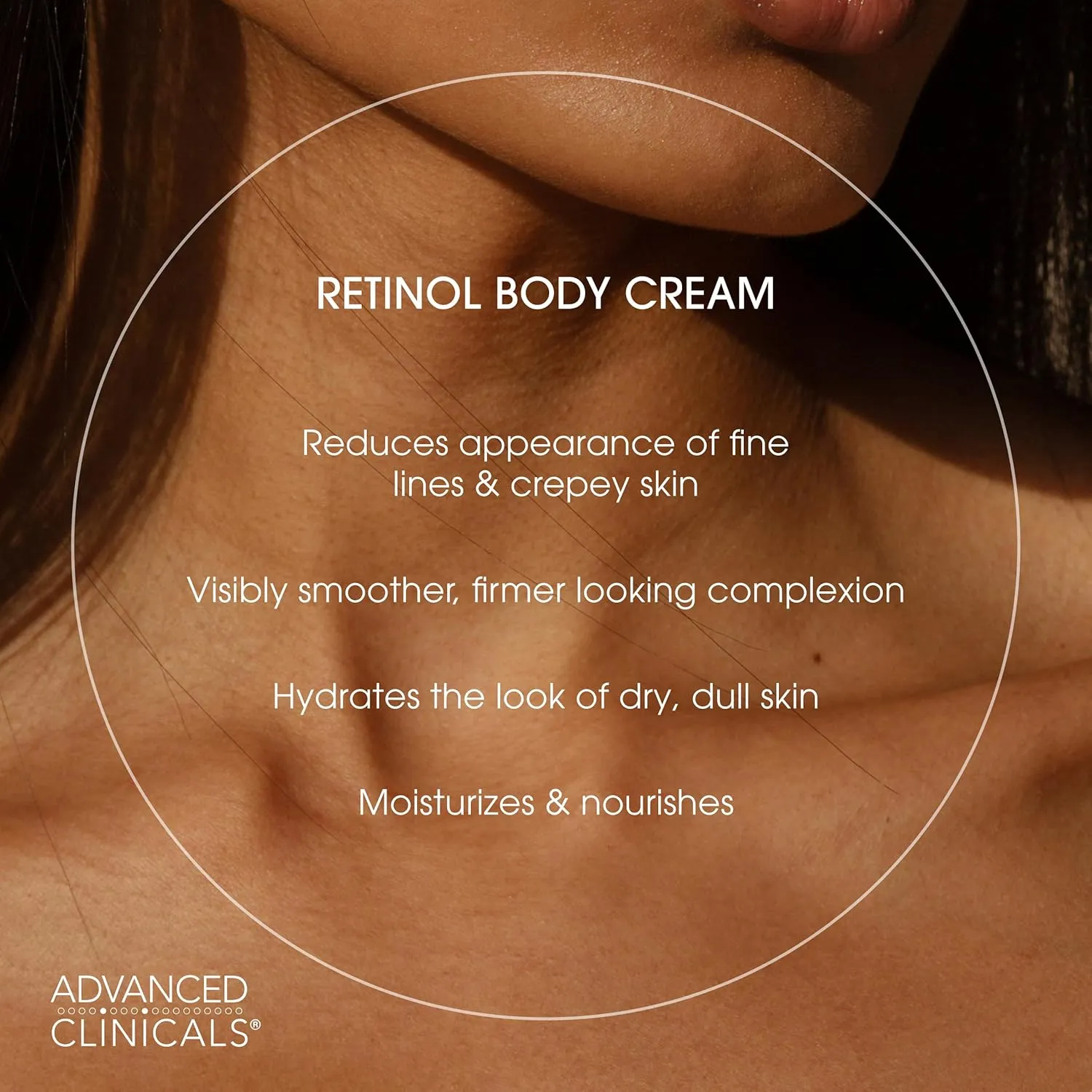 Advanced Clinicals Retinol Body Lotion   Collagen Body Oil 2pc Skincare Set For Women & Men | Fragrance Free Retinol Lotion   Collagen Massage Body Oil To Improve Appearance Of Crepey Skin, 2pc Set