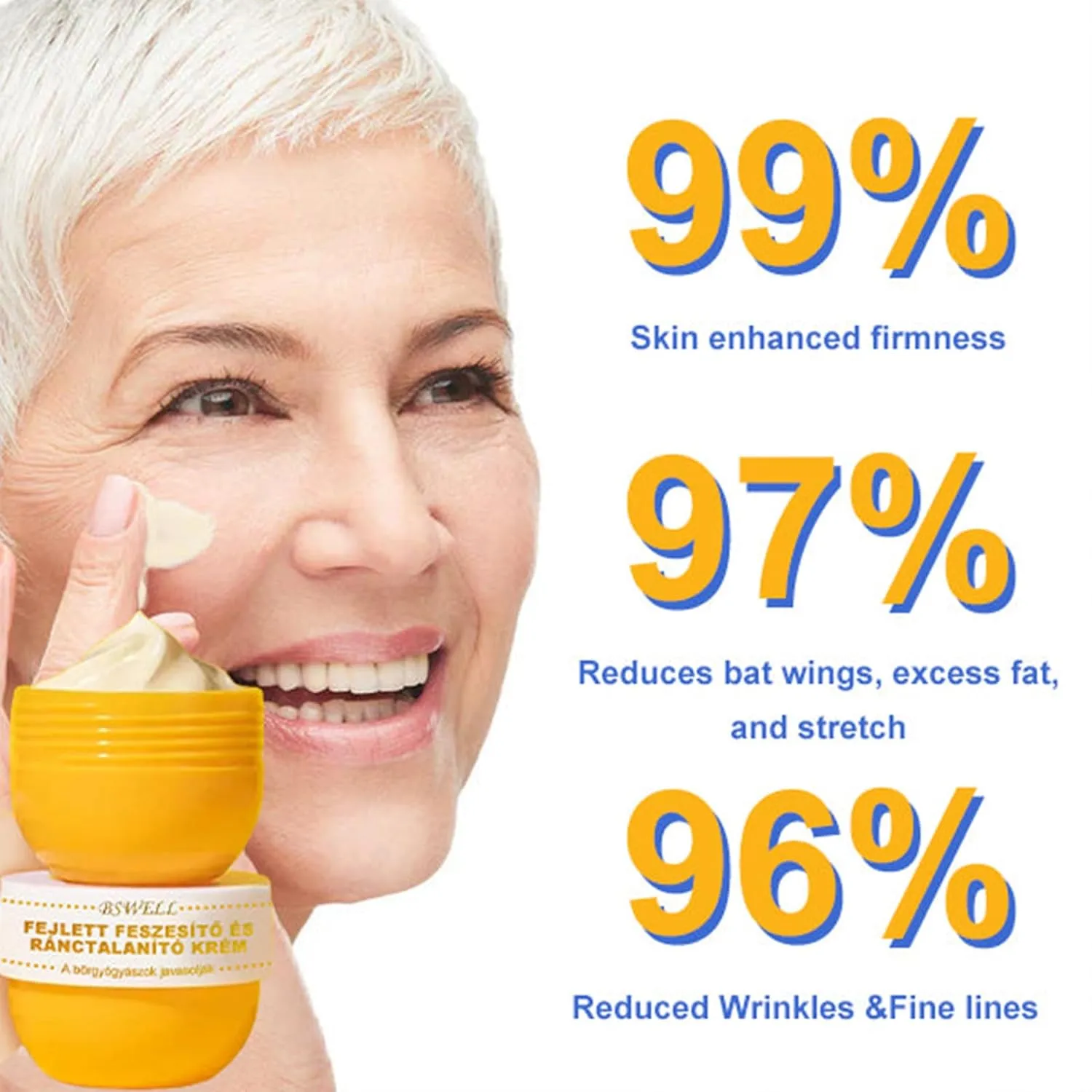 Advanced Firming & Wrinkle-Reducing Cream,Face Moisturizer Cream with Collagen and Elastin for Women,Deeply Nourish & Revitalize Youthful Radiance,Hydralucence Blend Formula (3PCS, 50ml)