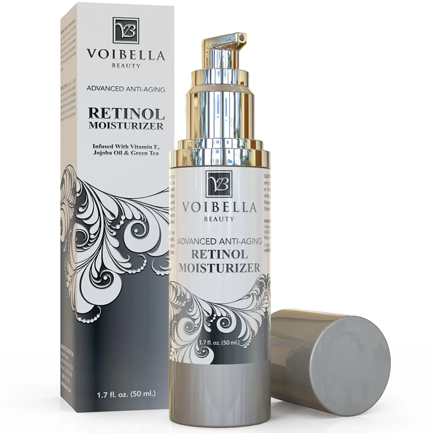 Advanced Organic Retinol Pore Refining Night Cream with Hyaluronic Acid, Anti-Aging Facial Moisturizer For Women - Anti-Wrinkle Help, Dark Spot Better Appearance and Collagen Support For Face & Neck