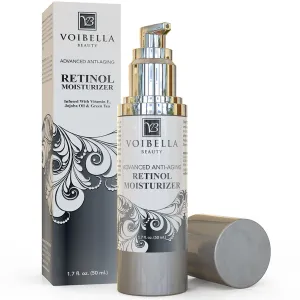 Advanced Organic Retinol Pore Refining Night Cream with Hyaluronic Acid, Anti-Aging Facial Moisturizer For Women - Anti-Wrinkle Help, Dark Spot Better Appearance and Collagen Support For Face & Neck