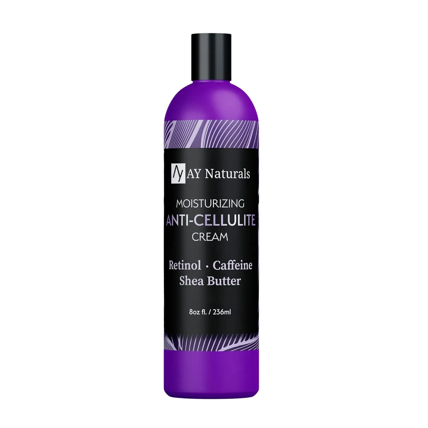 Anti-Cellulite Moisturizer Cream - With Caffeine, Retinol, Shea Butter and Sacred Lotus - Reduces the Presence of Cellulite in the Body