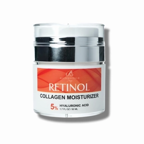 Anti-Aging, Hydrating Retinol Collagen Moisturizer with 5% Hyaluronic Acid, 1.7 fl oz