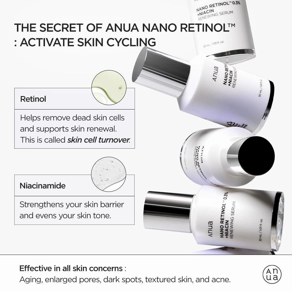 ANUA Retinol 0.3%   Niancin Renewing Serum