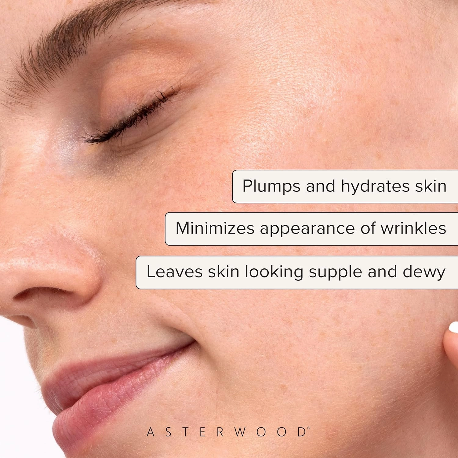 Asterwood Hyaluronic Acid Serum for Face - Plumping, Anti-Aging, Hydrating - Fragrance-Free - 4 Fl Oz