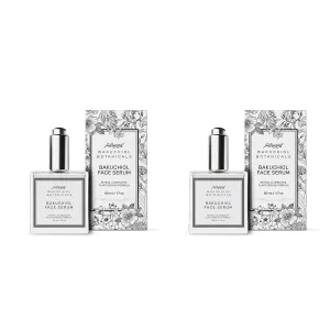Bakuchiol Facial Serum Oil 1.7 oz (2 PACK) - Retinol Alternative - - All Natural Plant Derived Ingredients - Bakuchiol, Squalane, Vitamin C, Rose Hip Oil and Vitamin E
