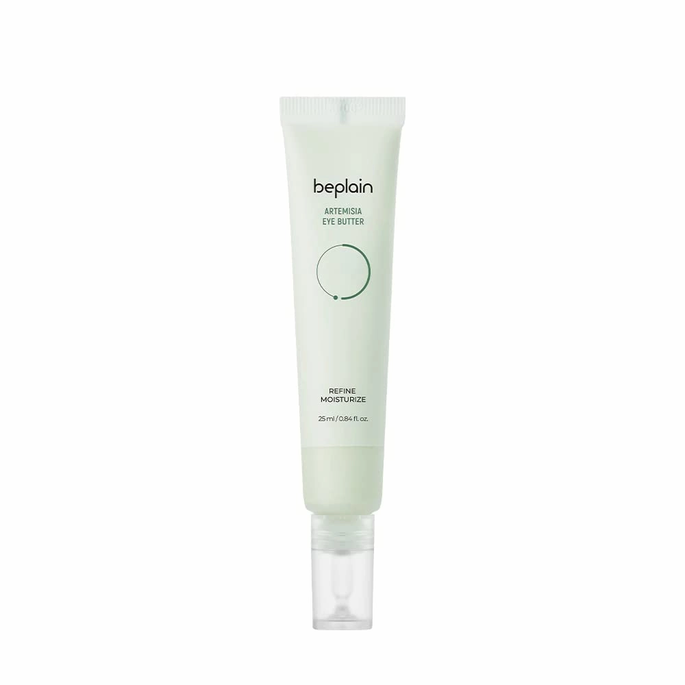 beplain Artemisia Eye Butter with Niacinamide and Adenosine for Puffy Eye Bags Fine Lines Dark Circles Wrinkles, Korean Skin Care 25ml,0.84 fl.oz