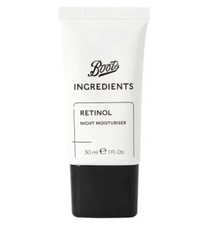 Boots Ingredients Retinol Night Moisturizer 1.0 Fl Oz