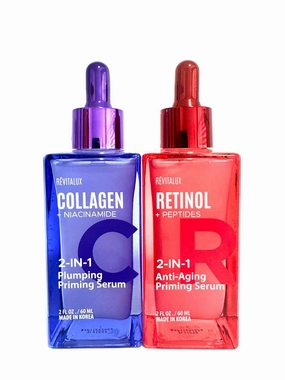 Bundle of Revitalux Collagen&Retinol Face Serum, Total of 2 items, 2FlOz, No BOX