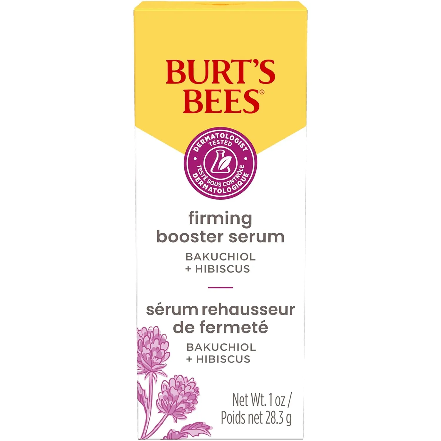 Burt's Bees Firming Collagen Face Serum, Mothers Day Gifts, Natural Origin Retinol Alternative Improves Skin Texture & Supports Anti-Aging, with Bakuchiol, Lightweight - Firming Booster (1 oz)