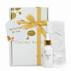 Cacay Pure Anti-Aging Oil – Natural Retinol Cacay Oil for Face, Hair, and Body | Organic Vitamin E Oil for Lip & Cuticle Care | Organic Face & Skin Oil Therapy (Cacay Oil   Spa Headband)