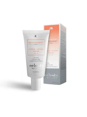 Celesty Beauty Antioxidat Face Cream Ectoin-Powered Anti-Aging Serum for Wrinkles & Fine Lines Moisturizer, Skin Repair, Even Skin Tone, Vitamin E & A, Plankton Extract Hydrating Serum