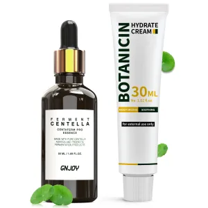 Centella Asiatica Moisturizer Phytocin Cream & Centella Serum - Hydrating Soothing Barrier Repair Calming Revitalize Glowing