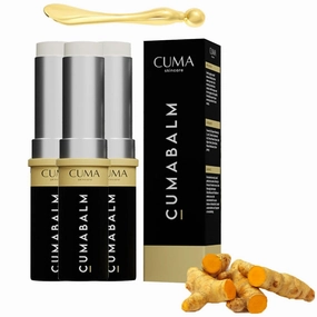Cumabalm for Eye Bags, Cumabalm Erases Eye Bags Within Minutes, Turmeric & Retinol Cream Stick, Under Eyes Cream, Cumabalms Erase for Dark Circles Puffiness (3)