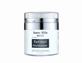 Elitzia Face Moisturizer Retinol Cream Anti Aging Wrinkles Fine Lines Skincare Neck Eye Firming Moisturizing Day Night Face Cream 2.5% Retinol Hyaluronic Acid Vitamin E 1.7fl.oz ETMS009