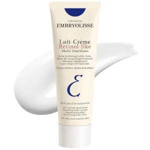 Embryolisse Lait-Crème Retinol Alternative Anti-Aging Face Moisturizer & Makeup Primer for Normal to Sensitive Skin. Reduces Fine Lines, Wrinkles & Puffiness, 2.54 Fl Oz