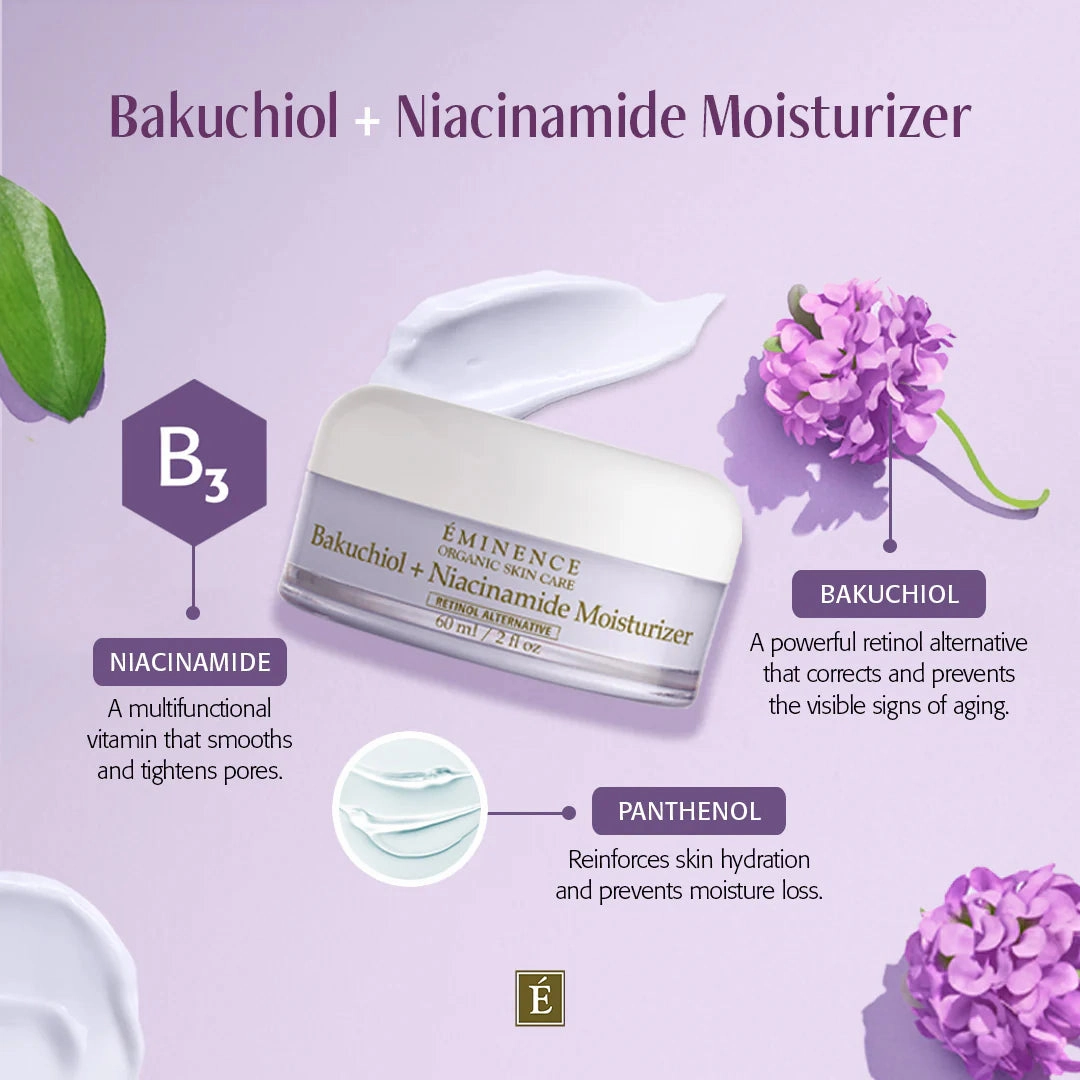 Eminence Organics Bakuchiol   Niacinamide Moisturizer