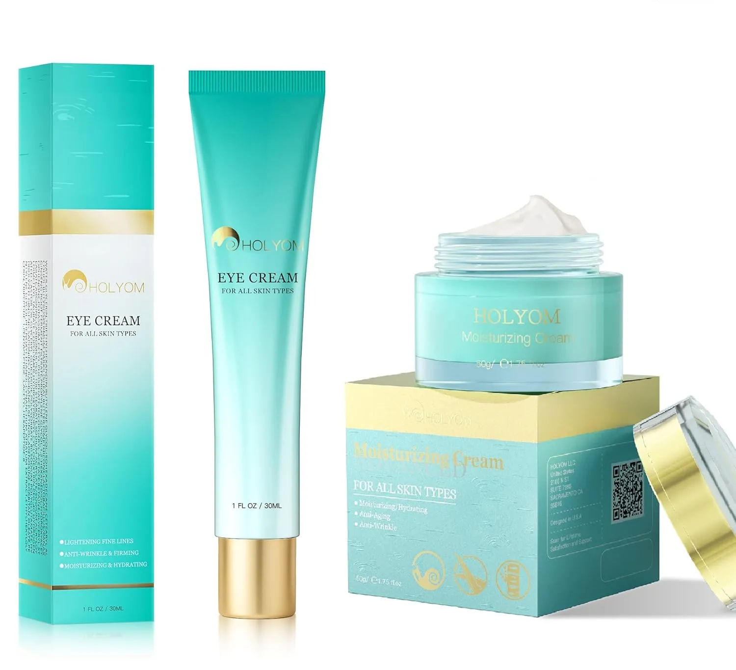 Eye Cream & Face Moisturizer