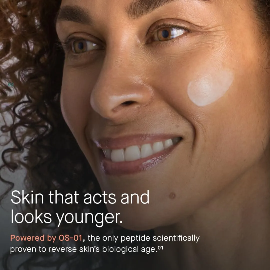 FACE OS-01 Peptide Topical Supplement & Skin Longevity Age Reversal Moisturizer