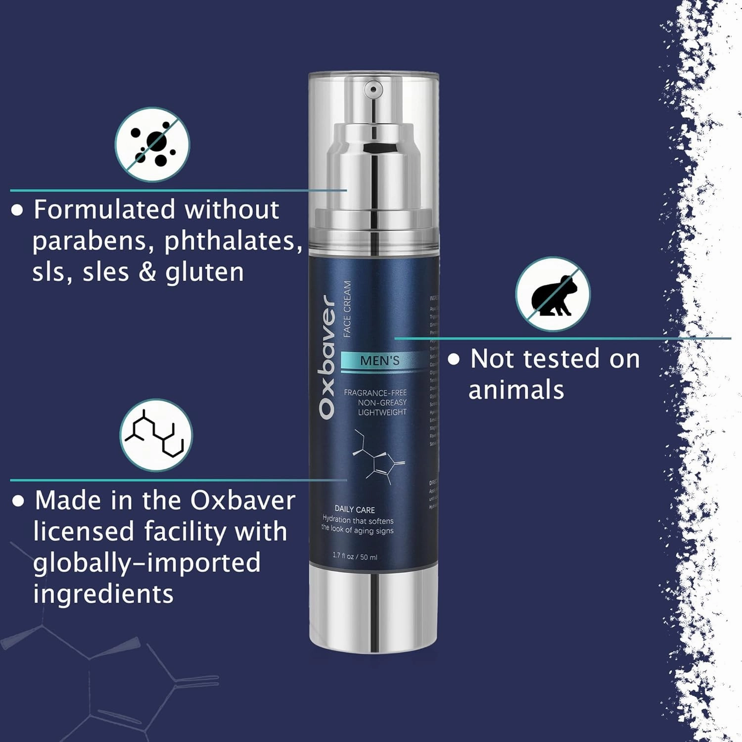 Face Cream for Men: 6-in-1 for Men Face Moisturizer with Collagen and Retinol for Deep Hydration All Day and to Reduce the Look of Aging Signs (1)
