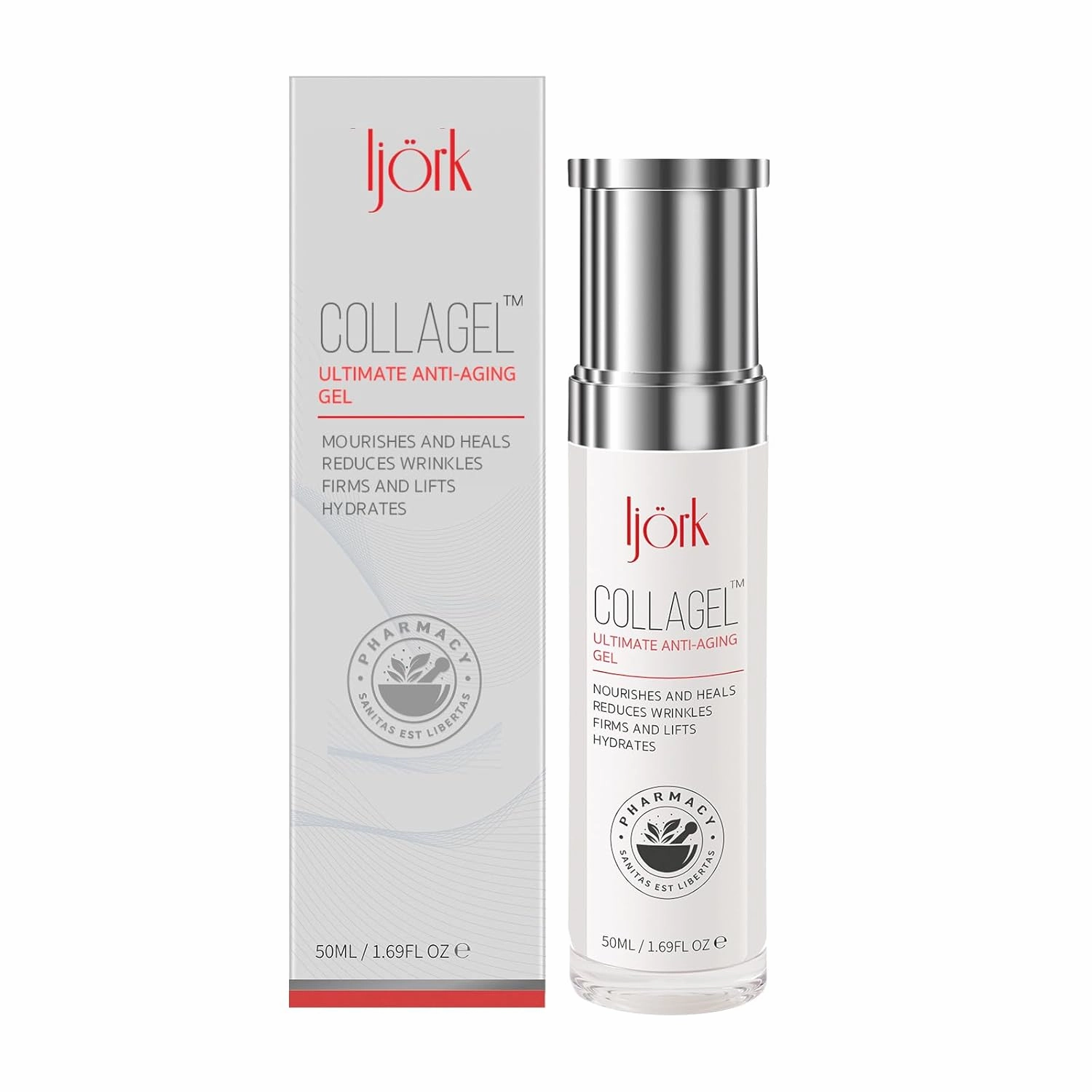 Face Moisturizer For Women. Ultimate Anti-Aging Collagen Gel Mask | Firmness, Hydration, and Lifted Skin Tone in One Solution | Niacinamide and Hyaluronic Acid | Retinol and Vitamin C