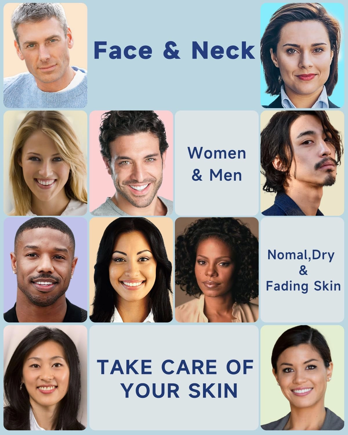 Face Moisturizer Retinol Cream - Neck Collagen Creams for Tightening and Firming - anti Aging Day & Night Facial Moisturizer for Women & Men, Tighten and Lift Wrinkle Cream - 1.7 Fl Oz