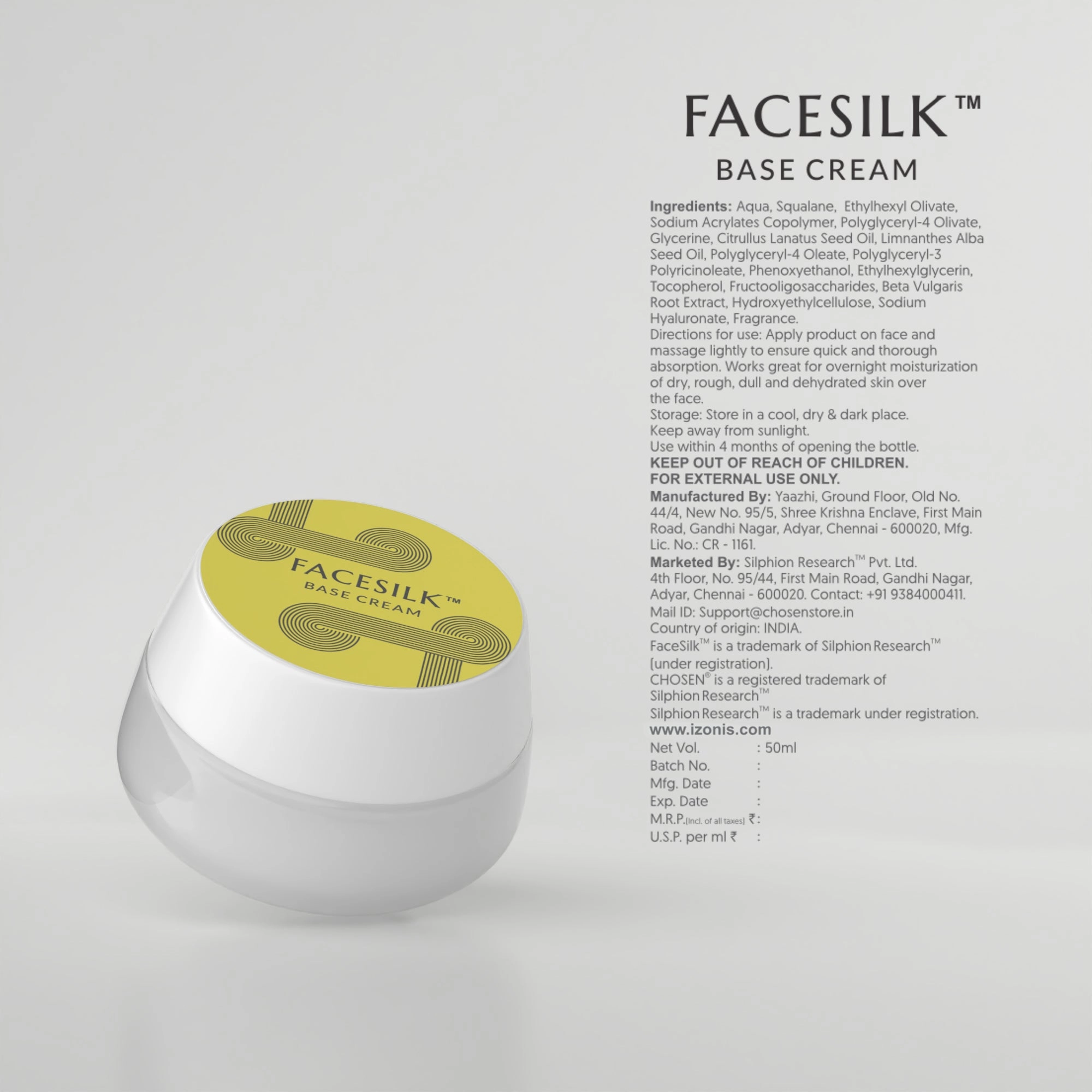 FaceSilk™ Base Cream