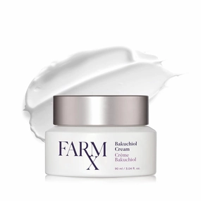 Farm Rx Bakuchiol Cream - Anti Aging Face Moisturizing Vegan Cream (Natural Alternative to Retinol) to Tighten Skin and Bring Radiance to Face,(90 ml/3.04 fl oz) Clean Beauty