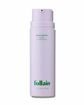 Follain Lightweight Daily Moisturizer for All Skin Types | Hyaluronic Acid, Peptides, Retinol-Alternative Bakuchiol - Deeply Hydrates   Visibly Plumps Skin - Clean Beauty, Vegan & Cruelty-Free