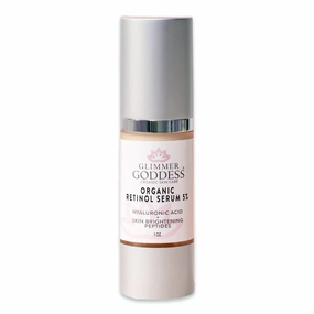 Glimmer Goddess Organic 5% Retinol Face Serum, 1.0 oz