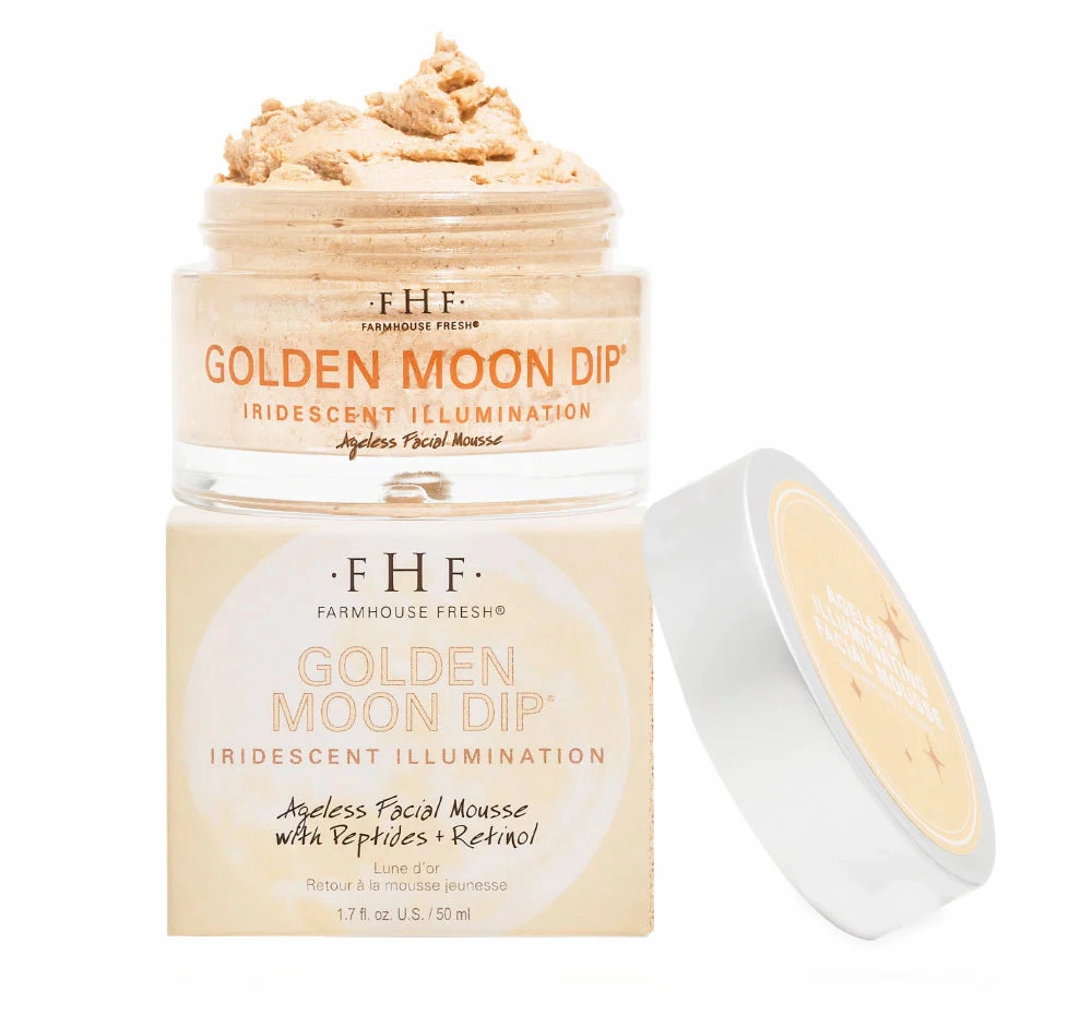 Golden Moon Dip Illumination Mousse with Retinol   Wrinkle-Targeting Peptides