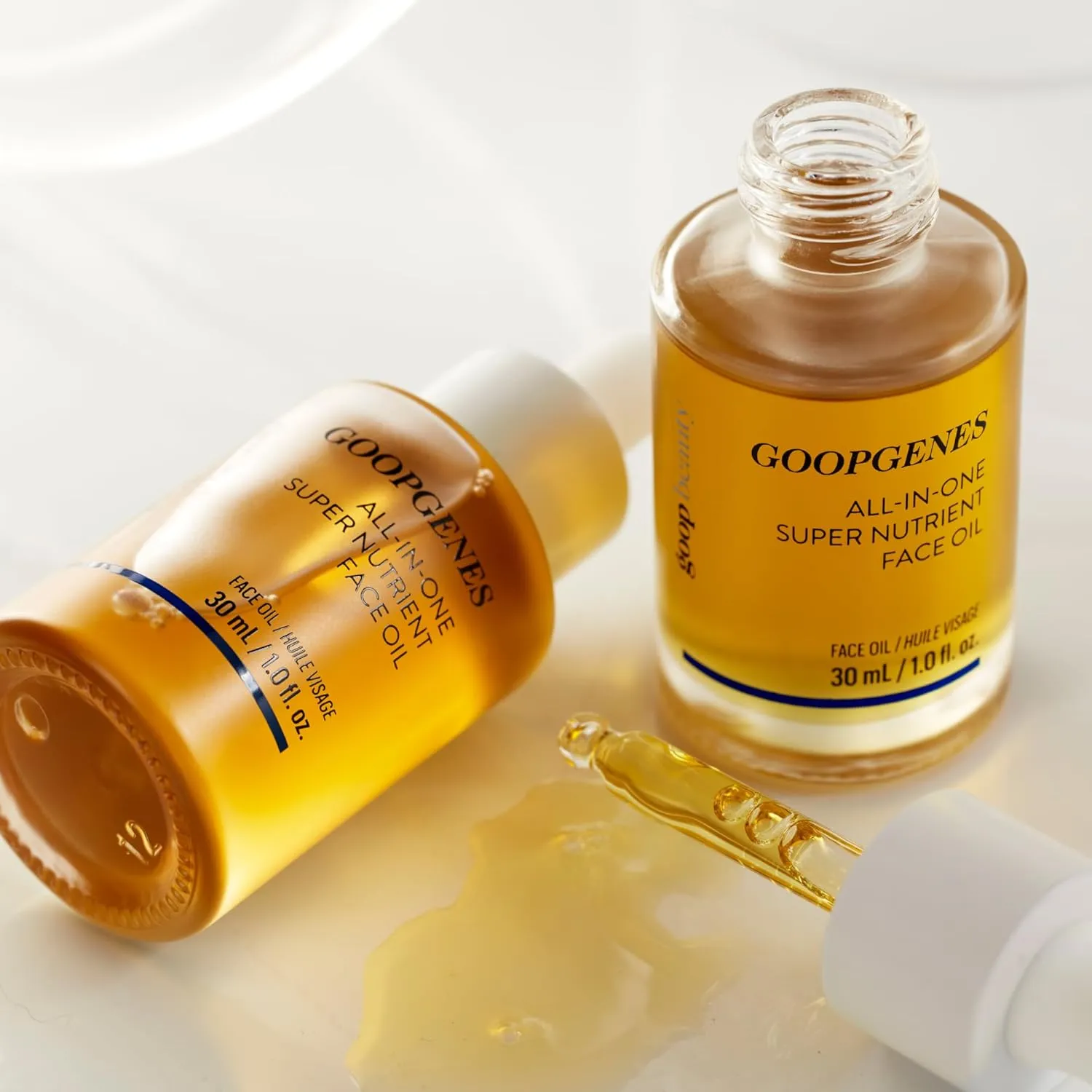 goop Beauty Nutrient Face Oil | Anti Aging Moisturizer for Smooth Skin Texture & Wrinkles | Bakuchiol, Cacay, & Organic Amla | 1 fl oz