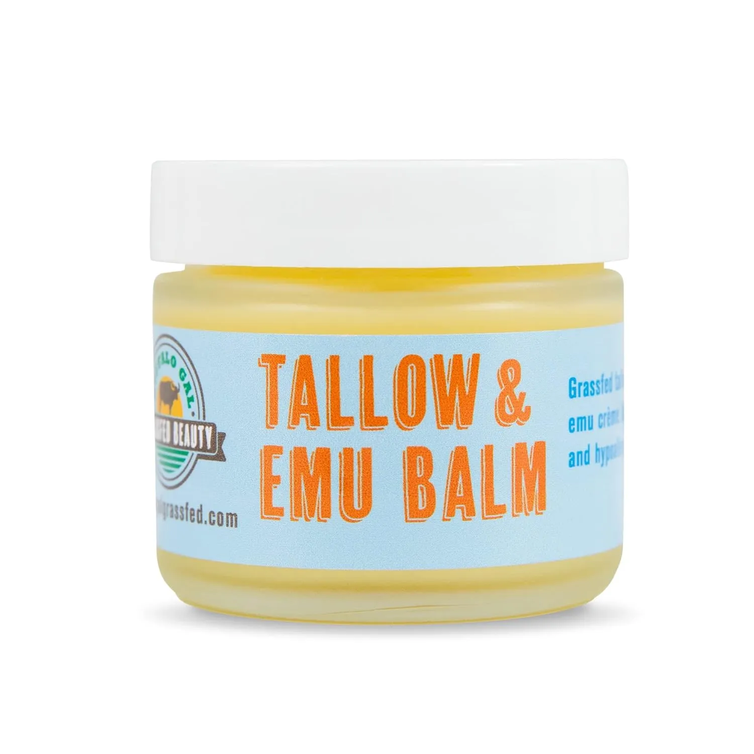 Grassfed Beauty TALLOW & EMU BALM (Unscented) 2 oz