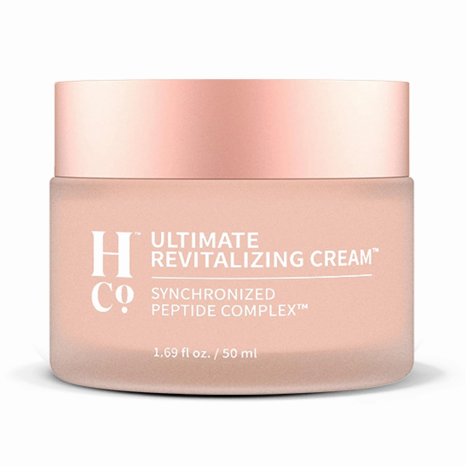 Happy Co. Ultimate Revitalizing Cream | Synchronized Peptide Complex | C Complex Skin Care Face Moisturizer | Beauty Serum | All Skin Types | Deeply Hydrating and Nourishing