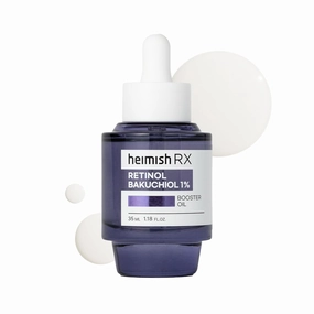 HEIMISH RX Retinol Bakuchiol Booster Oil - Anti Aging Serum, Face Serum for Firming, Anti Wrinkle, Skin Elasticity, Hydrating with Retinol, Non-greasy Formula, Korean Skincare, 35ml (1.18 fl. oz)