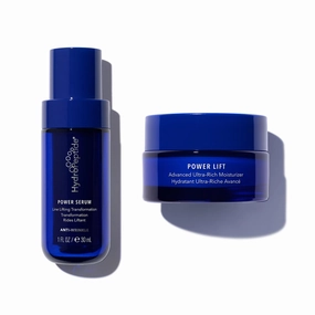 HydroPeptide Power Serum and Power Lift Ultra-Rich Moisturizer Bundle, (1 Ounce each)