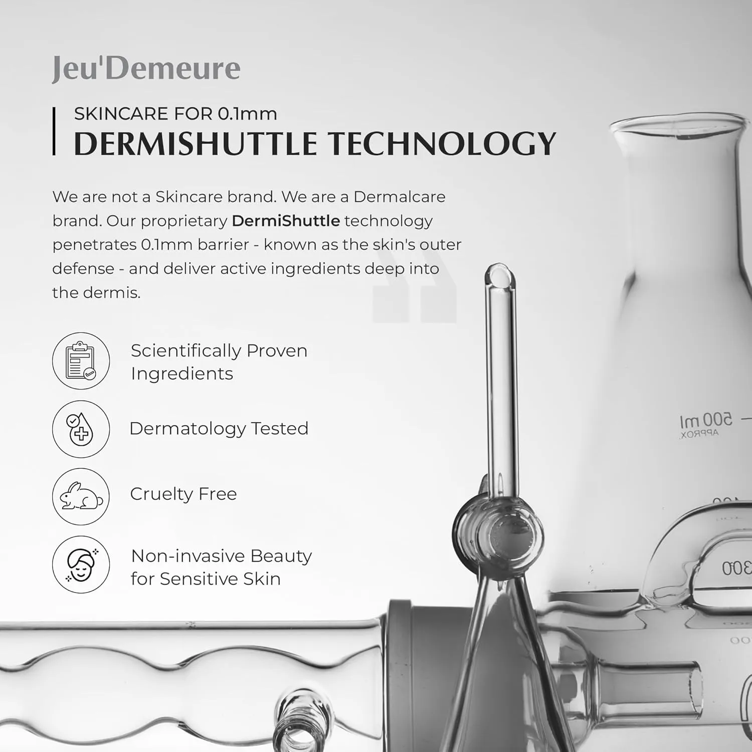 JEU'DEMEURE DermiShuttle DD Gel Cream Aqua, Soothing & Hydration For Face, Neck and Hand with Ceramide, Betaine and Peptide, Lightweight Daily Moisturizer for Sensitive Skin, Korean Moisturizer (50g)
