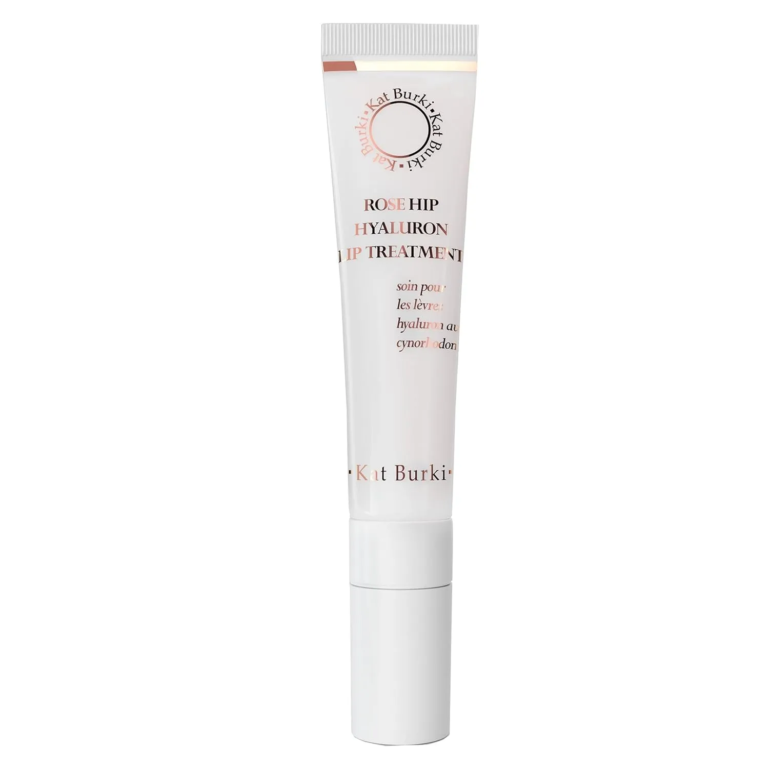 Kat Burki Rose Hip Lip Treatment with Hyaluronic Acid & Retinol. Anti-Aging Lip Moisturizer to Reduce the Appearance of Fine Lines, Plump & Hydrate, 0.5 fl. oz.