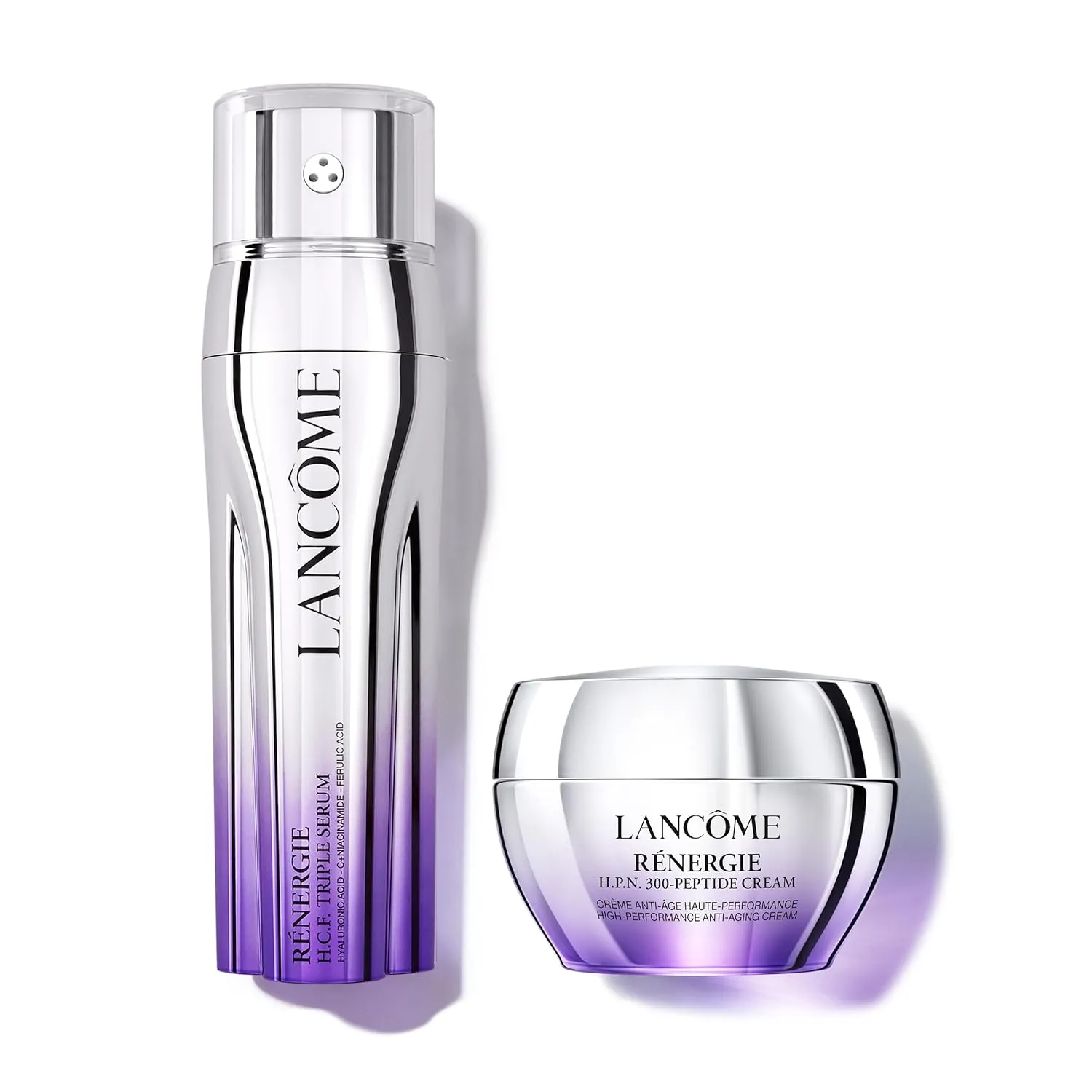 Lancôme Rénergie Skincare Duo - H.C.F. Triple Serum & H.P.N. 300-Peptide Moisturizer