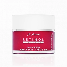 M. Asam RETINOL 24h Cream - Face Cream against wrinkles, anti-aging face moisturizer with retinol, day cream & night cream stimulating collagen production, facial care for all skin types, 1.69 Fl Oz