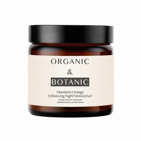 Mandarin Orange Night Moisturizer with Bakuchiol & Vitamin C - 60ml - Revitalizing & Hydrating for Firmer, Brighter, & Younger-Looking Skin