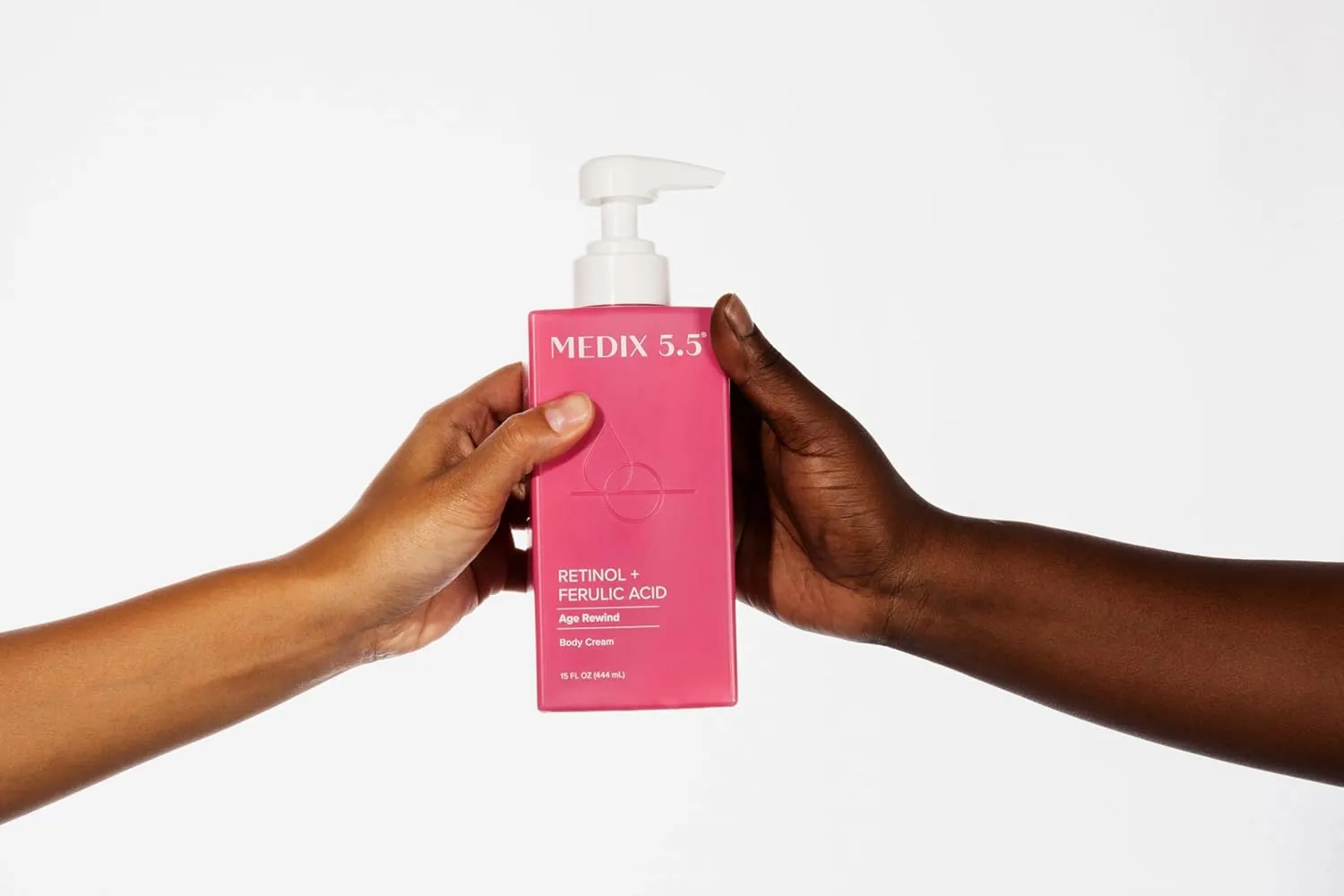 Medix 5.5 Retinol Body Lotion Skincare Moisturizer | Anti Aging Retinol Body Cream | Skin Care Tightening Lotion For Women & Men Helps Diminish Look Of Crepey Skin, Wrinkles, & Fine Lines, 15 Fl Oz