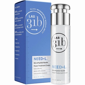 MicroPeptide Power Treatment Cream Moisturizer, Anti Aging Skin Care with Hyaluronic Acid, Peptides for Wrinkles, Dewy, Plump Skin, Vegan, Paraben, Cruelty & Alcohol Free, 1.69 fl oz