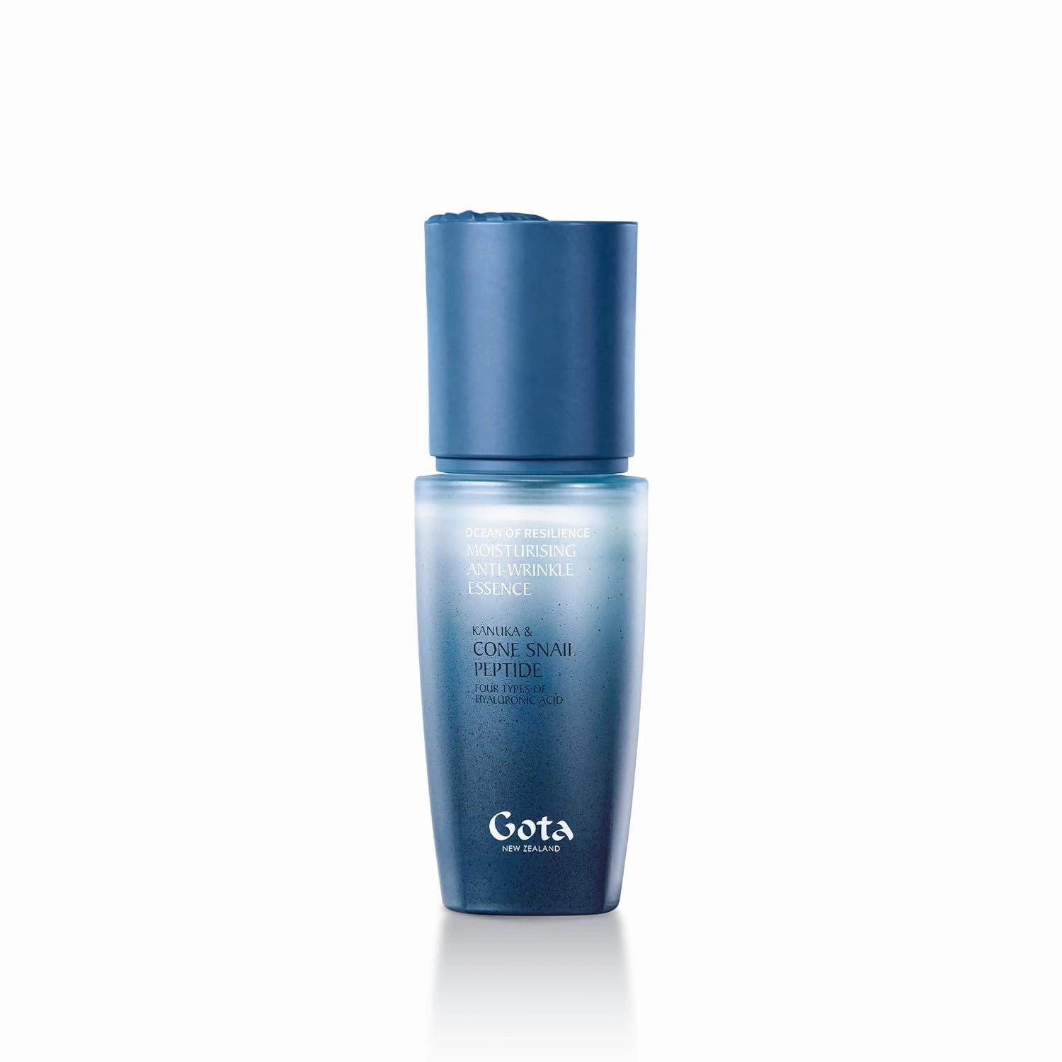 Moisturizing Anti-Wrinkle Essence – Hydrates & Firms with New Zealand Kanuka Tea Tree, 4 Types of Hyaluronic Acid & Cruelty-Free Cone Snail Peptide – Ocean of Resilience – Clean Beauty