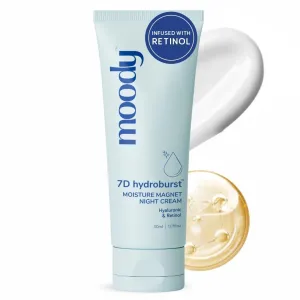 Moody. IN. 7D Hydroburst I Night Cream with Retinol and Hyaluronic Acid, Moisture Magnet Formula