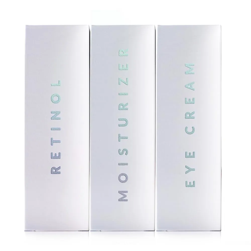 NAELI Moisturizer Skincare Collection (3-count) Anti Aging Retinol Cream   Collagen SPF 30   Apple Stem Cell Eye Cream