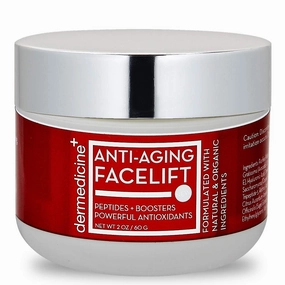Natural Anti-Aging Facelift Cream for Face | Ultimate Moisturizer w/Retinol, Peptides, Stem Cells, Hyaluronic Acid, Vitamin E, Grape Seed | Helps Smooth Fine Lines, Wrinkles & Brightens | 2 OZ / 60 G