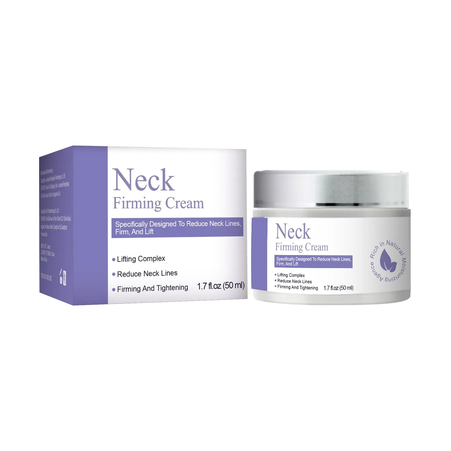 Neck Firming Cream for Tightening and Lifting – Anti-Aging Moisturizer with Retinol, Hyaluronic Acid & Collagen for Face, Neck & Chest – Improve Skin Elasticity, Fine Lines & Uneven Tone, 1.7 Fl Oz